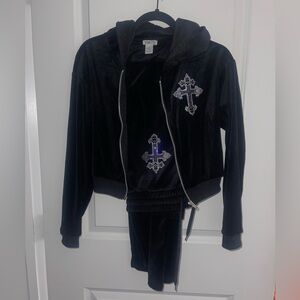 Velvet Cross 2 Piece Set